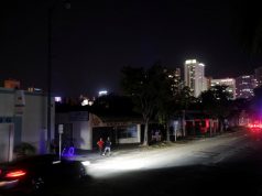 Miami night scene looting Hurricane Irma