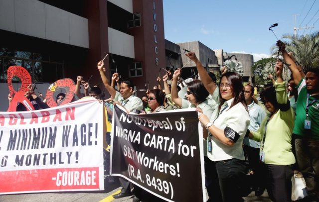 minimum wage rally