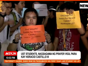 WATCH | UST folk hold prayer vigil, call for justice for slain law freshman Vigil for Horatio