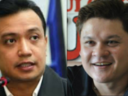 Senator Antonio Trillanes IV and Paolo Duterte