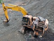 Soldier hurt as Army, cops press campaign vs NPA atrocities in Butuan City Butuan_NPA_burned_backhoe