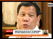 WATCH | Palace bucks Ombudsman probe of issues before Duterte became president President Duterte