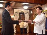 Japan envoy Koji Haneda presents credentials Koji_Haneda_credentials