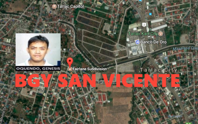 GoogleMap_San Vicente_Tarlac_City_fugitive_suspect_inset