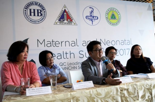 QC_Mayor_Bautista_speaks_Maternal_Neonatal_Health_Summit_handout