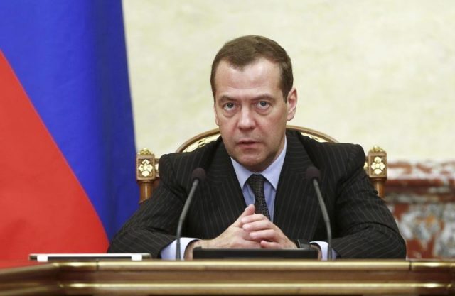 Russia PM Medvedev
