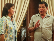 Vice President Leni Robredo and President Rodrigo Duterte