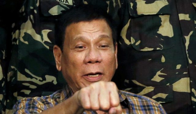 duterte fist bump with troops