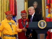 Trump makes ‘Pocahontas’ quip in meeting with Native American veterans