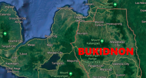 Map of Bukidnon Province.