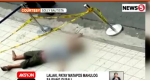 Fatal fall in Makati.