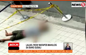 Fatal fall in Makati.