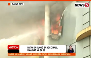 NCCC_Davao_fire_fighting_News5grab