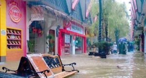 Urduja_Boracay_establishments_flooding_NEWS5