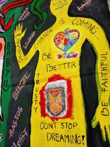 Drug rehab patients speak out on drug war through their public art ...