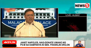 Roque_on_Napoles_Drilon_2010_poll_funding_News5grab