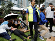 WATCH | Scores injured as Indonesia stock exchange building lobby floor collapses