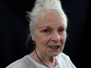Designer Westwood stages London fashion fracking protest