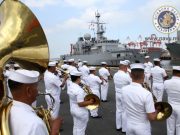 PH_Navy_Band_welcomes_French_frigate_Vendemiaire_handout