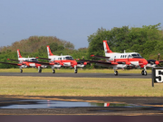 Three units of Beechcraft TC90 aircraft