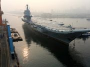 China’s first home-built carrier sets out for sea trials