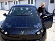 Sunday driving: This solar-powered car can charge while on the road