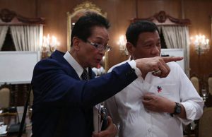 Salvador Panelo and Rodrigo Duterte