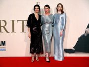 Olivia Colman adds royal touch with “The Favourite” at London Film Festival Actors Rachel Weisz, Olivia Colman and Emma Stone pose at the UK Premiere of The Favourite during the London Film Festival
