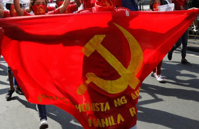 Communist flag in the Philippines