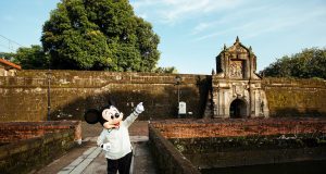 Mickey Mouse in Fort Santiago