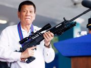 Philippine leader slammed over threat to create ‘Duterte death squad’ Duterte with a sniper
