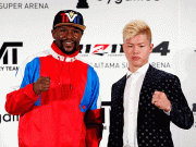 Why is Floyd Mayweather wearing a Philippine flag-inspired cap? Floyd Mayweather Jr.