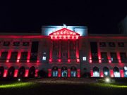 The real reason why De La Salle University lit its buildings red La Salle Hall