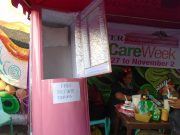 Why Filipinos are taking selfies while inside a coffin Pink coffin selfie booth