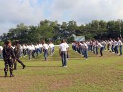 Students in an ROTC program