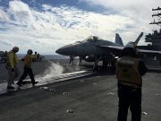 US carrier leads warships in biggest ever Japan defense war game USS Ronald Reagan