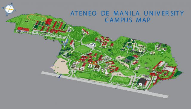 Ateneo de Manila University map