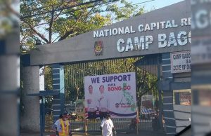 Bong Go's tarp in PNP_Interaksyon