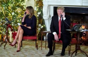 Donald Trump answers calls from kids about Santa Claus Christmas