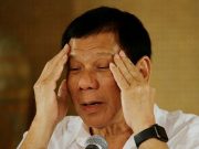 Duterte gestures with hands