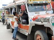 Jeepney in the street