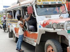 Jeepney in the street