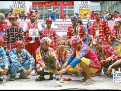 Lumad protesters