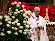 Pope Francis Christmas message shun materialism remember poor