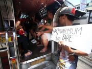 Jeepney drivers tariff expense