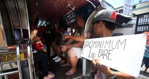 Jeepney drivers tariff expense