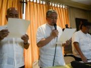 CBCP reading a statement