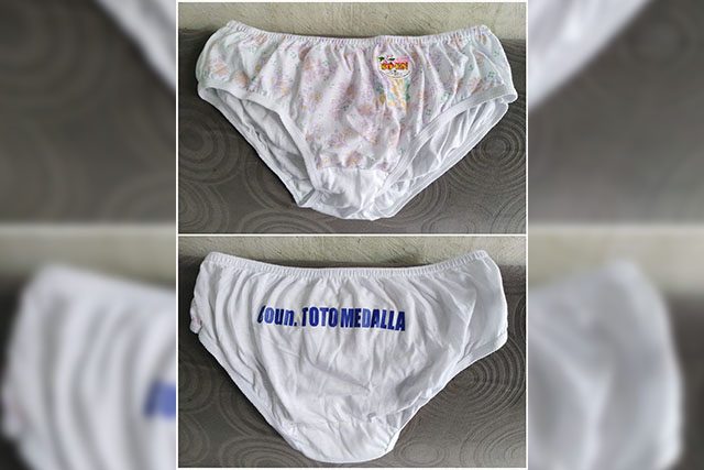 Under where? Candidate puts name on panties as election campaign