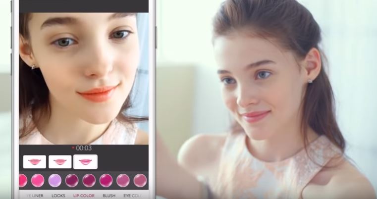 An app that helps you see if a new hair color will suit you