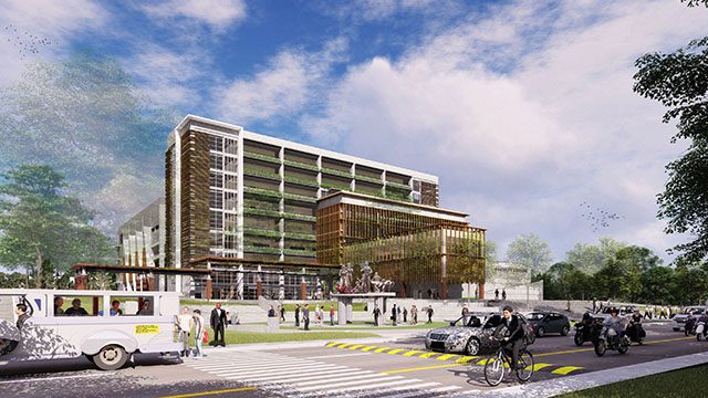 Architectural render of UP Faculty Center